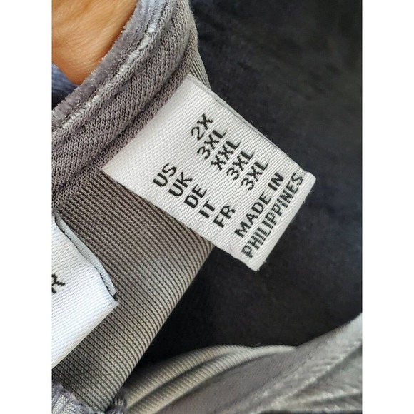 Susan Graver Women's Solid Gray Polyester Sleeveless Knee Length Dress Size 2XL - Picture 9 of 12